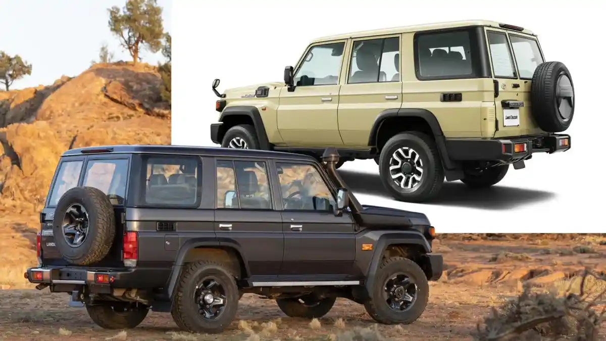 Foto - Ada Alasan Mengapa Toyota Land Cruiser 70 Jepang Menutupi Lampu Belakangnya