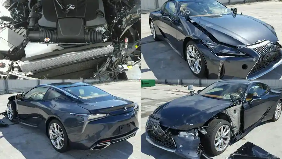 Berita - Lexus LC 500 Seharga RP 4 Miliar Sudah Ada yang Ringsek