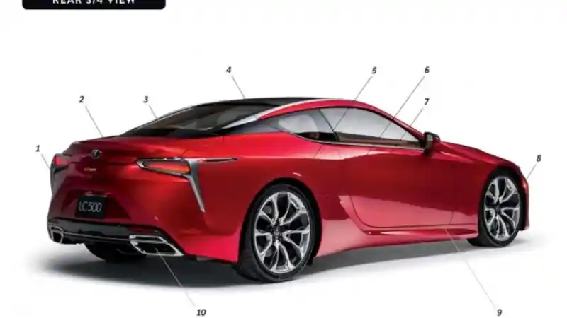 Foto - Lexus LC500h Bertenaga Beringas Siap Debut India 