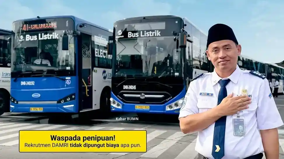 Bus - Telah Dibuka Lowongan Pengemudi Bus Damri, Ini Syaratnya