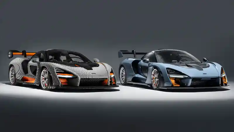 Foto - Replika McLaren Senna dari Lego berhasil Terwujud!