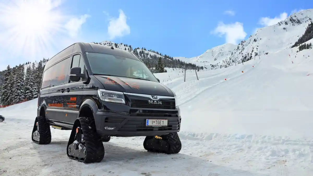 Van - MAN Kenalkan Van Khusus Wilayah Bersalju, Tampangnya Sangar!