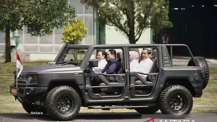 Foto - Inilah “Maung Garuda”, Mobil Resmi Presiden Prabowo Buatan Pindad