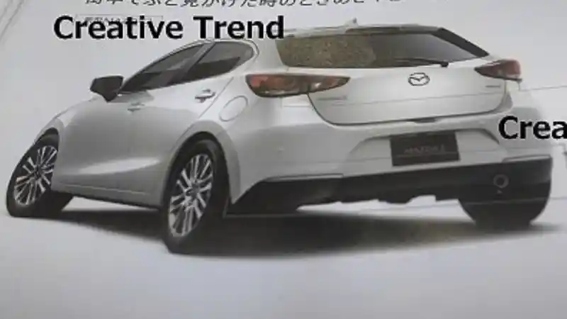 Foto - Inilah Bocoran Mazda 2 Facelift, Diperkenalkan Juli 2019
