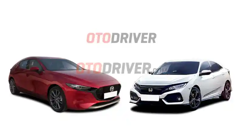 Komparasi - Komparasi Spek All New Mazda 3 VS Honda Civic Hatchback