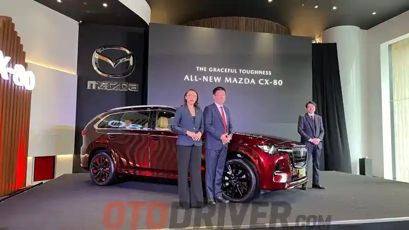 Foto - Mazda CX-80 Resmi Meluncur Di Indonesia, Harga Tak Sampai Rp 1,2 Miliar
