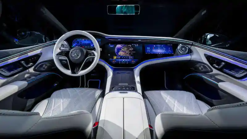 Foto - Mercedes-EQ EQS Facelift Meluncur, Jarak Range Tembus 822 Km