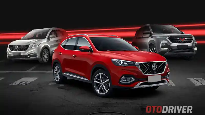 Komparasi - MG HS vs Wuling Almaz vs DFSK i-Auto, Siapa Unggul?