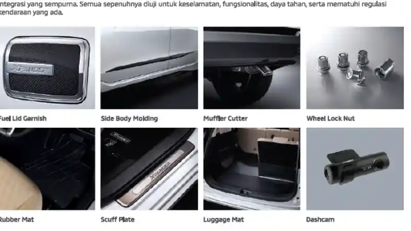 Foto - Mitsubishi Sediakan Personalisasi Keren dengan Aksesori Orisinal