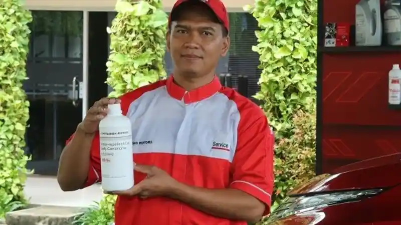 Tips - Produk Mitsubishi ini Bikin Permukaan Bodi Punya Efek "Daun Talas", Harga Nyaris RP 500 Ribu