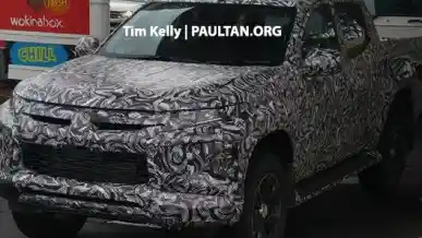 Foto - SPY SHOT: Mitsubishi Triton Facelift Bermuka Xpander