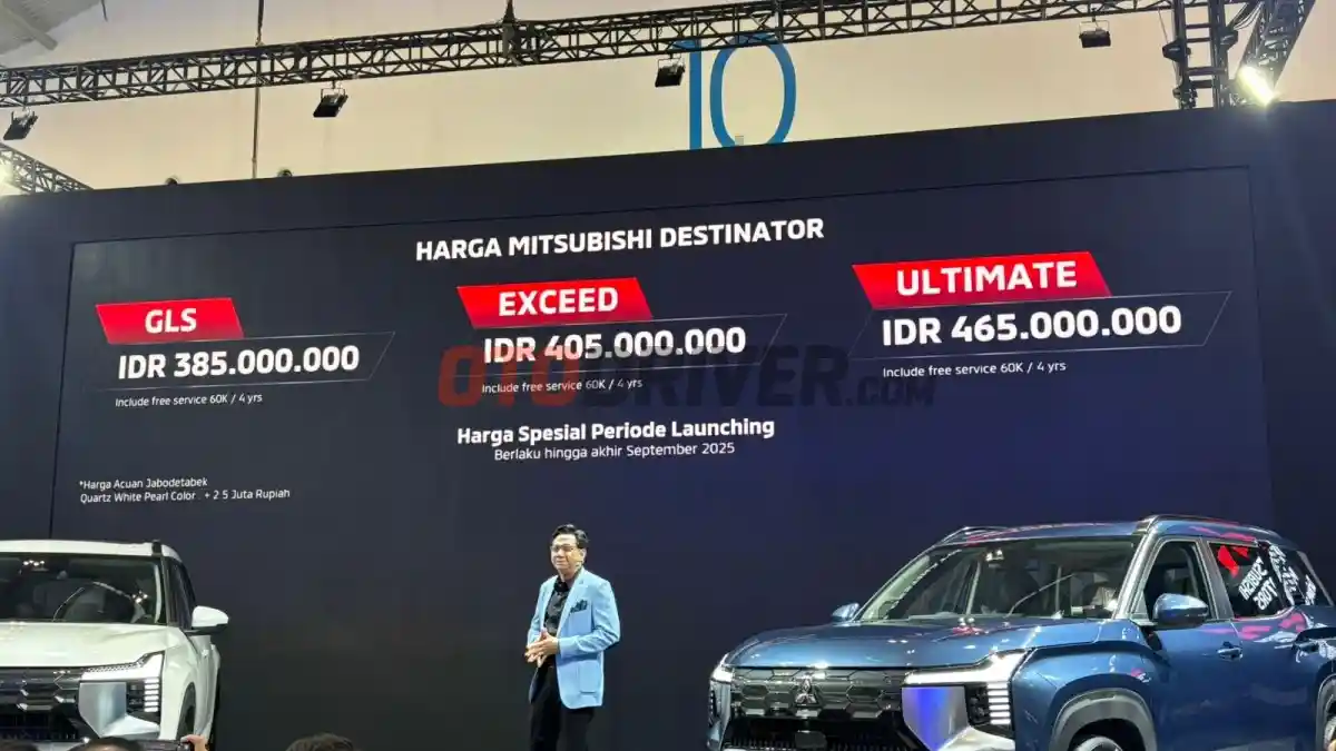 Foto - Mitsubishi Destinator Dijual Mulai Rp 385 Juta, Ada Harga Khusus Selama GIIAS 2025