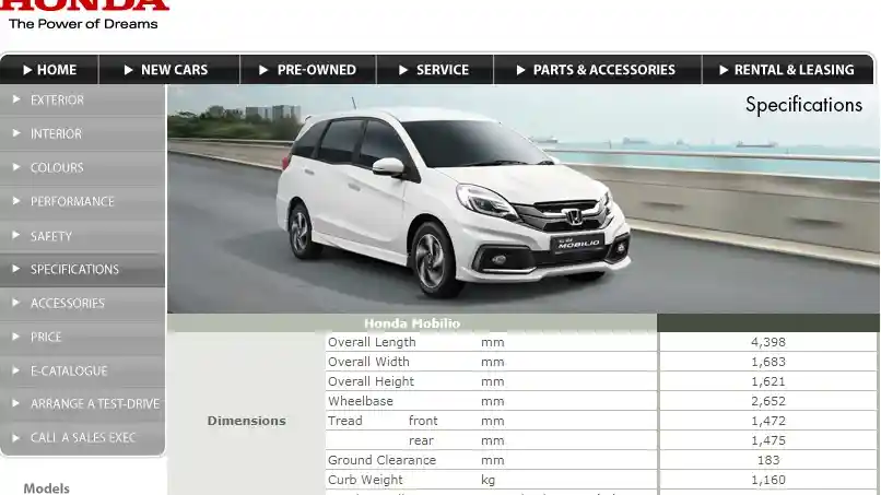 Foto - Honda Mobilio Tak Lulus Ambang Emisi di Negara Tetangga