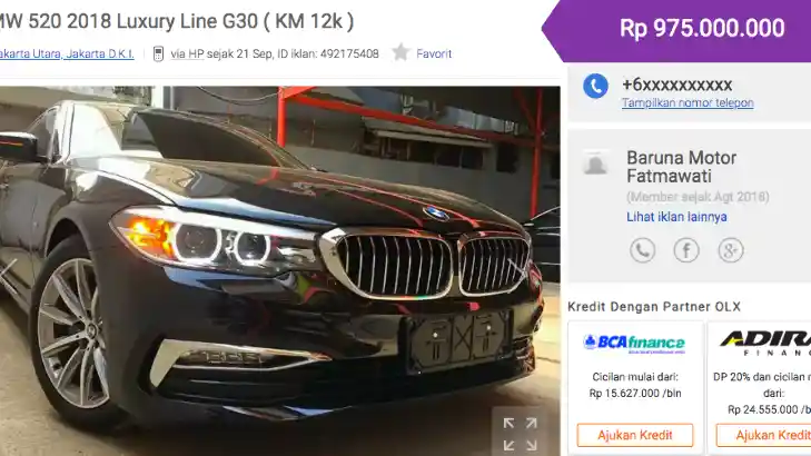 Foto - Mobil Bekas BMW dan Mercedes-Benz Keluaran 2018 Lebih Murah Hingga Rp 151 juta!