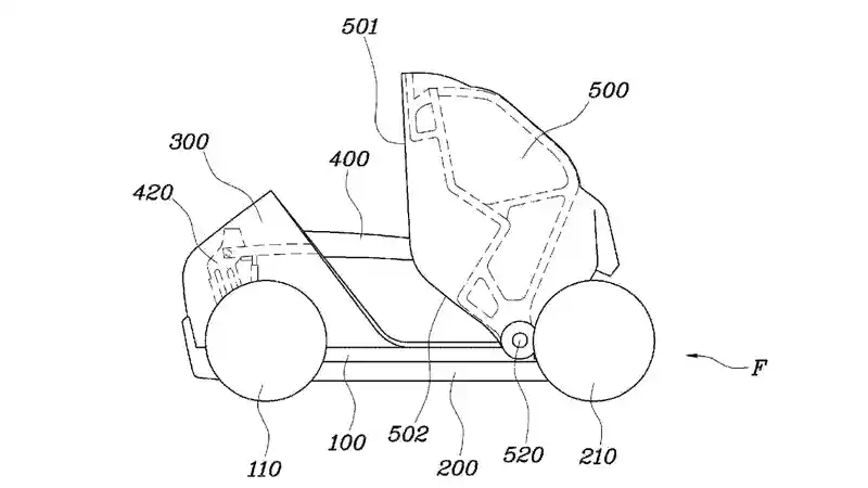 Foto - Hyundai Patenkan Mobil Lipat