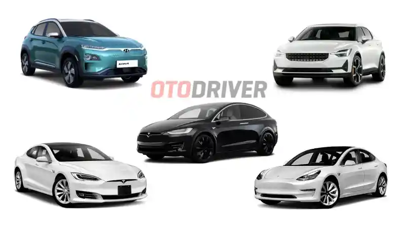Komparasi - Inilah 5 Mobil Listrik Dengan Daya Jelajah Terjauh
