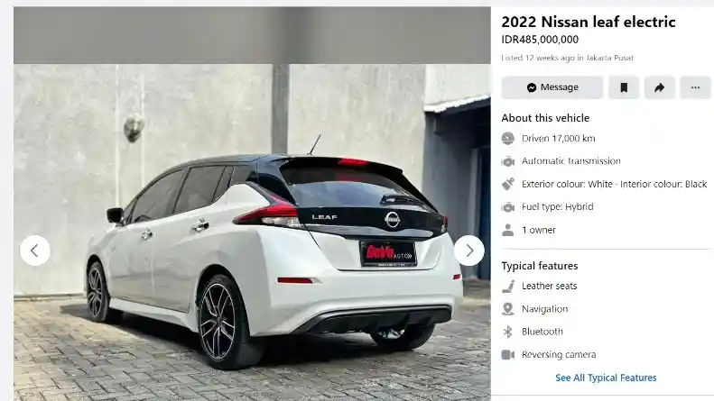 Foto - Harga EV Bekas Terjun Bebas. Mitos Atau Fakta?