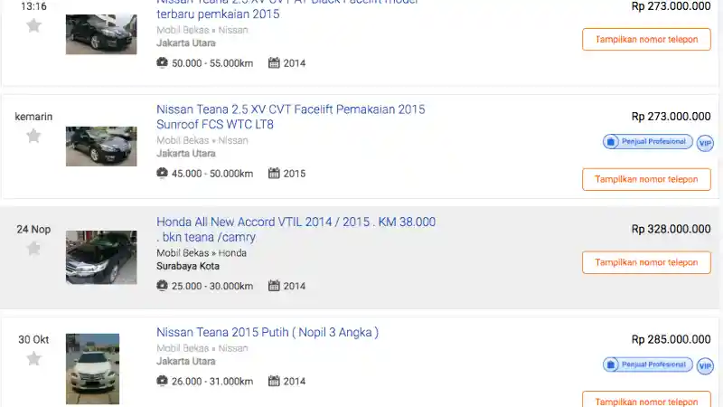 Foto - Sedan-sedan Keren ini Tak Sampai RP 300 Juta Versi Bekasnya