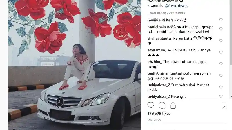Foto - Awkarin Tutup Instagram? Ini Kenangannya Dengan E-Class Cabriolet