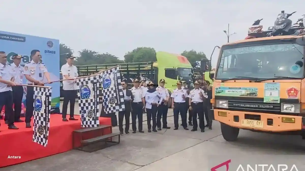 Foto - Masih Ada Ratusan Bus Buat Mudik Gratis Dari Kemenhub