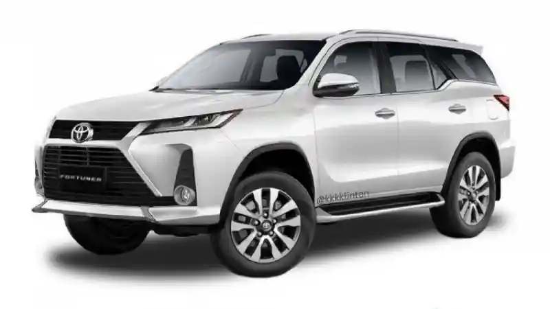 Foto - Terkaan Fortuner Facelift Berwajah Harrier