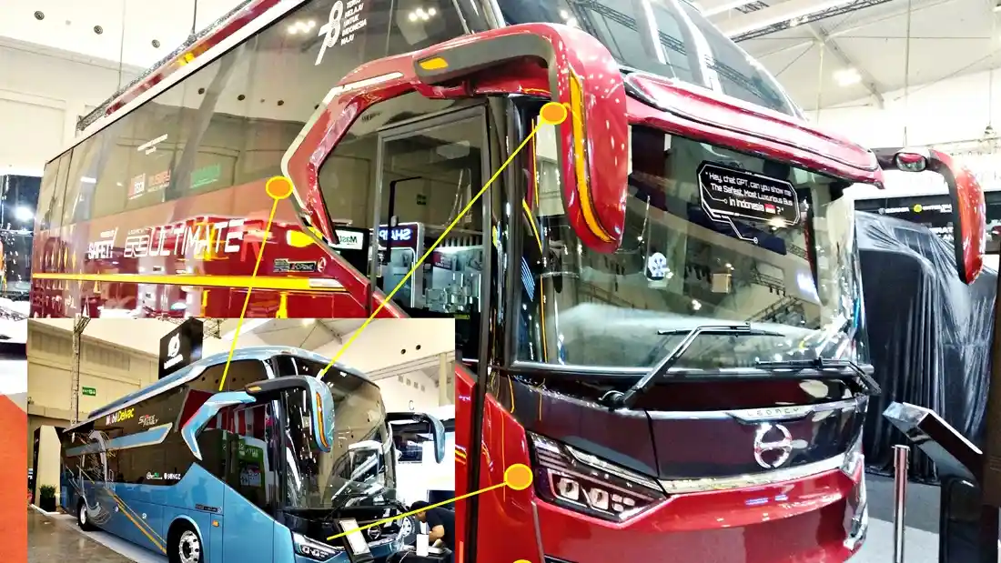 Foto - Desain Bus GIIAS 2023: Detail Dan Warna Jadi Kunciannya