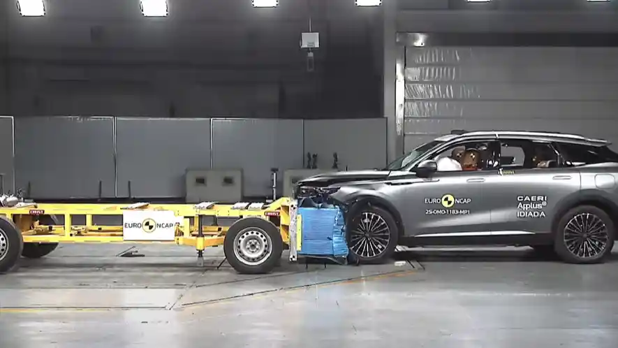 Foto - VIDEO: Crash Test Omoda 9 (Euro NCAP)
