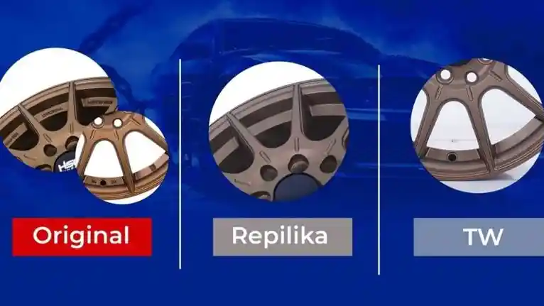 Foto - Ketahui Perbedaan Umum Pelek Original vs Replika