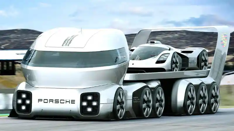 Foto - Ketika Porsche Membuat Truk, Seperti ini Rancangannya