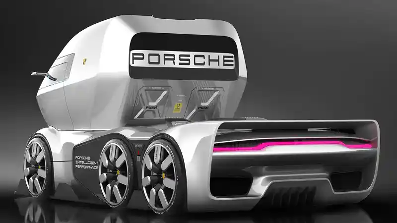 Foto - Ketika Porsche Membuat Truk, Seperti ini Rancangannya