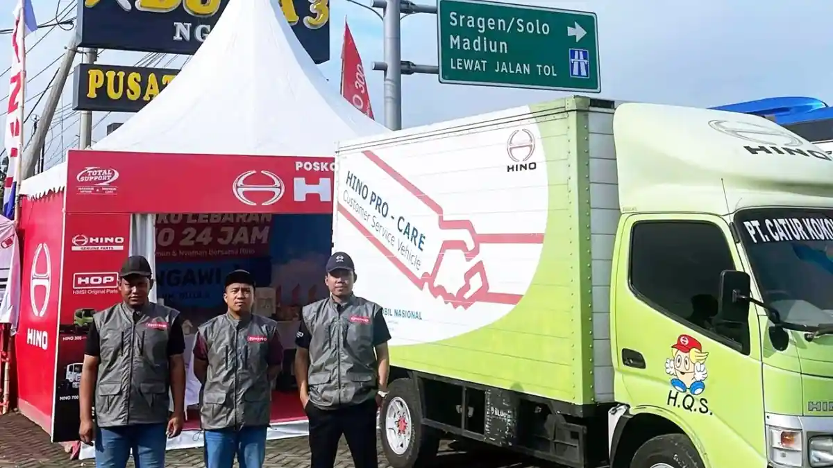 Truk - Dirikan 11 Posko Dan 7 Bengkel Siaga, Hino Jaga Operator Selama Musim Lebaran