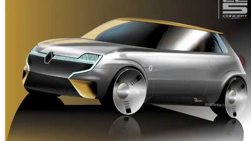 Foto - Renault 5 EV Concept Berpotensi Jadi Lawan Berat MINI EV