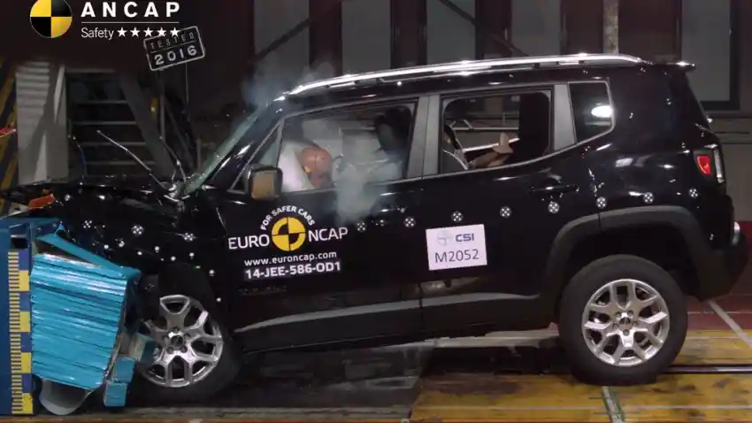 Crash Test - VIDEO: Crash Test Jeep Renegade 