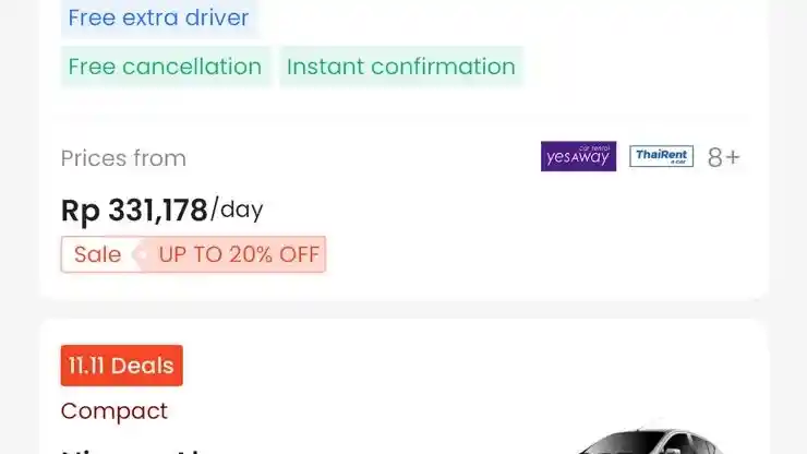 Foto - Ingin Menyewa Mobil di Thailand? Butuh Persyaratan Ini, dan Segini Biaya Sewanya