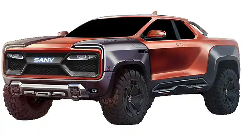 Berita - Sany, Pikap Listrik Karya Pabrikan Alat Berat