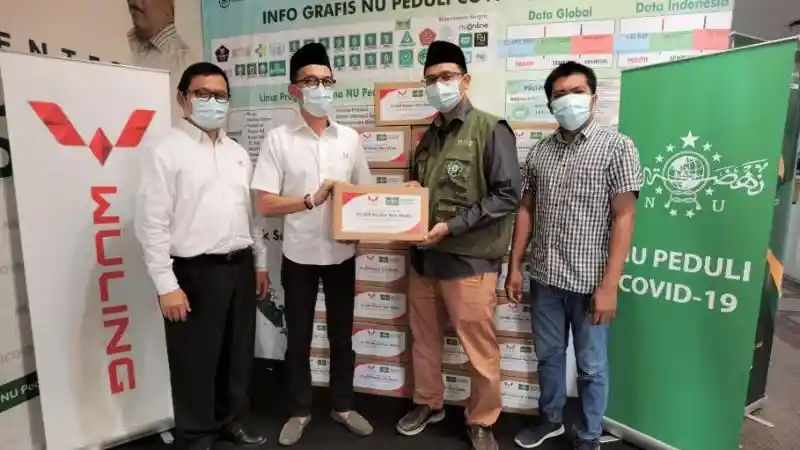 Foto - Wuling Motors Berikan 25.000 Sumbangan Untuk Satgas Muhammadiyah dan NU
