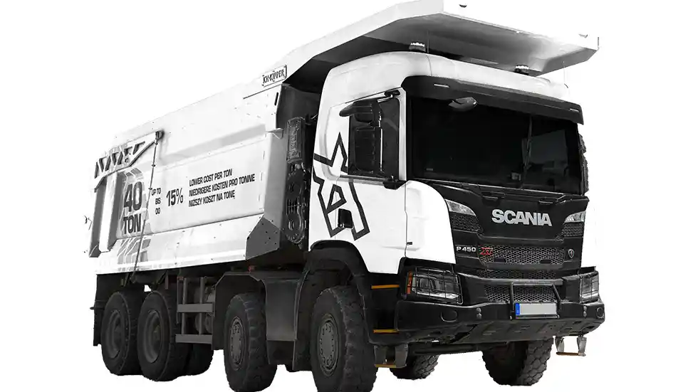 Foto - Membedah Dua Jenis Truk Scania Spesialis Area Tambang