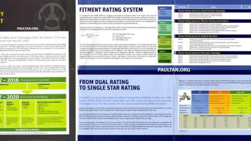 Foto - ASEAN NCAP Resmikan Sistem Penilaian Baru Tes Tabrak Untuk 2017 
