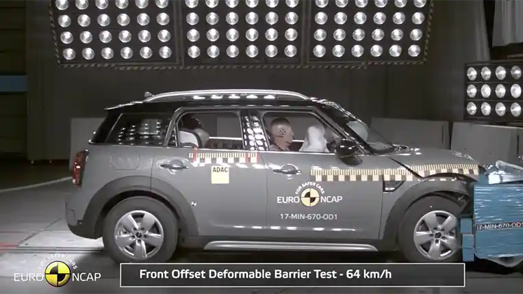 Crash Test - VIDEO: Crash Test MINI Countryman 2017 (Euro NCAP)