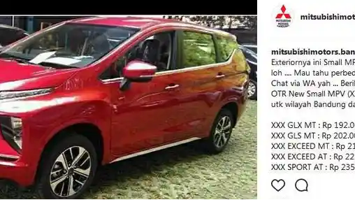 Foto - Harga Small MPV Mitsubishi Termurah di Bandung Tembus RP 192 Juta?