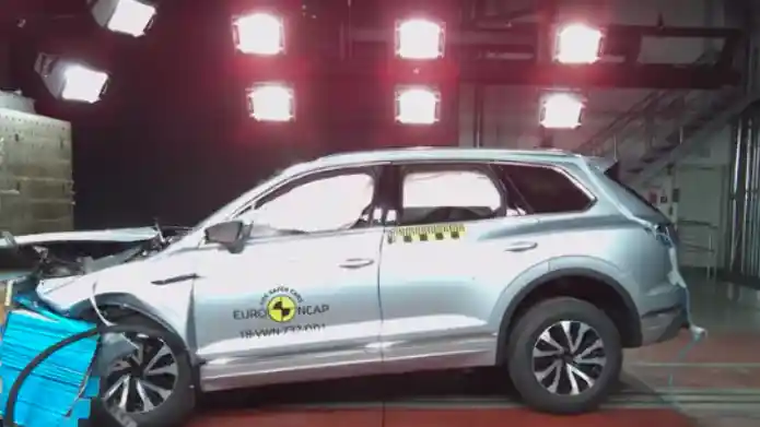 Crash Test - VIDEO: Crash Test Volkswagen Touareg 2018 (Euro NCAP)