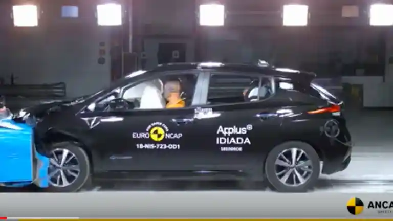 Crash Test - VIDEO: Crash Test Nissan Leaf 2019 (ANCAP)