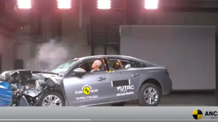 Crash Test - VIDEO: Crash Test Peugeot 508 (ANCAP)