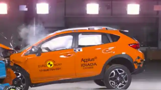 Crash Test - VIDEO: Crash Test Subaru XV (Euro NCAP)