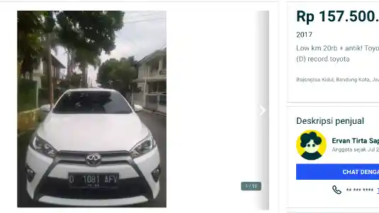 Foto - Beberapa Keuntungan Memilih Yaris Bekas Ketimbang LCGC Baru