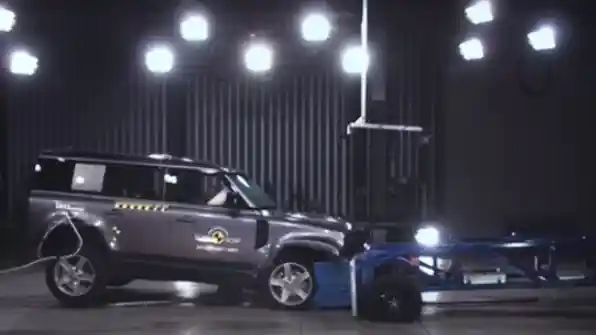 Crash Test - VIDEO: Crash Test Land Rover Defender PHEV (Euro NCAP)