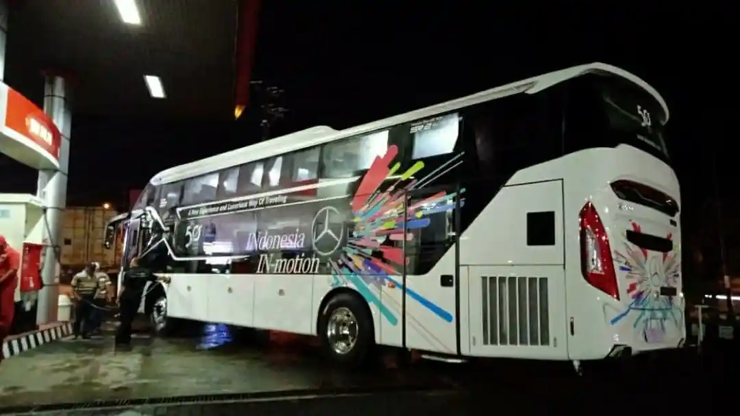 Foto - Persaingan Bodi Bus Baru Di GIICOMVEC 2020 Makin Seru