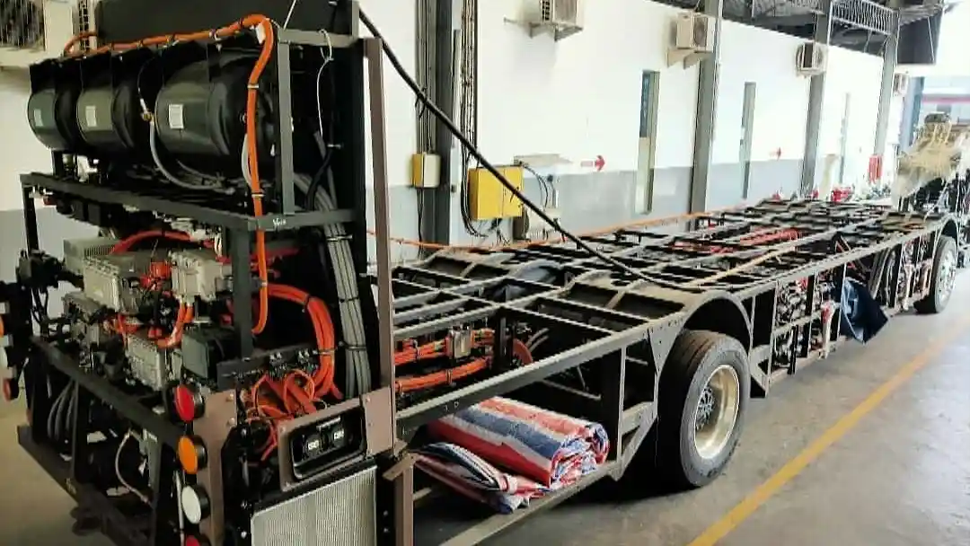 Bus - Diam-diam Sasis Bus Listrik BYD Sudah Hadir di Indonesia