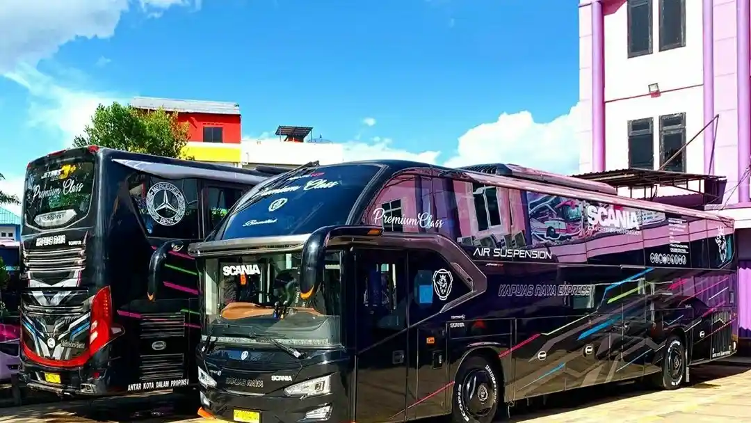 Bus - Naik Bus Kapuas Raya dan Borneo di Kalimantan, Bisa Dapat Face Shield Gratis