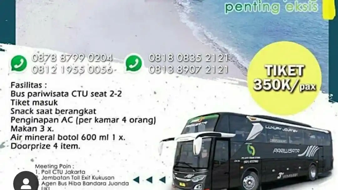 Foto - Bingung Mau Jalan-jalan Akhir Bulan? Ikut Open Trip Bus Ini